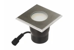 Easy Connect Buitenlamp Vierkant In Hout Roestvrij