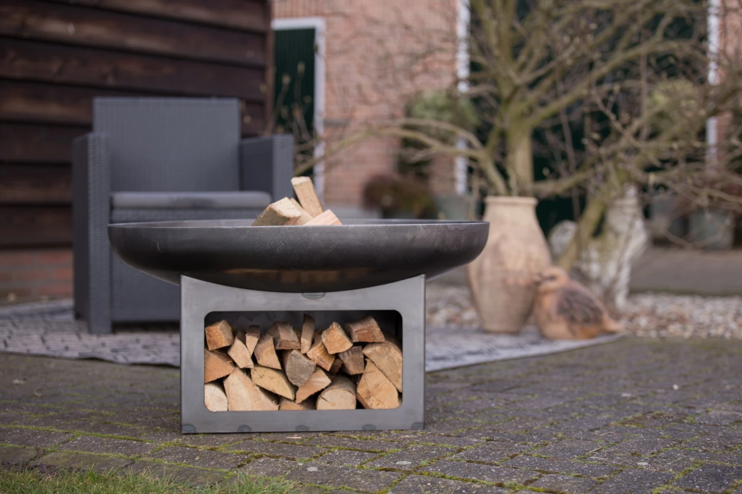 RedFire Terrashaard Vuurschaal Fire Pit Juva Industrial 80 Cm 6 RedFire Terrashaard Vuurschaal Fire Pit Juva Industrial 80 Cm - Afbeelding 4