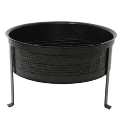 Vuurkorf IJzer Standaard Zwart Diameter 56 Cm