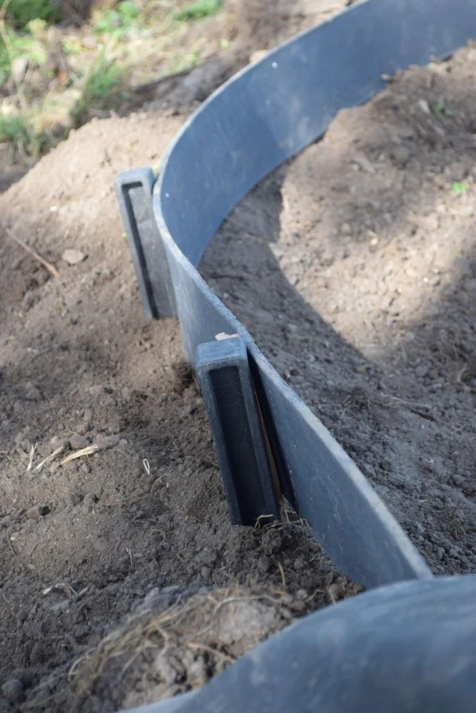 Nature Borderrand Zwart 7mm H19cm X 15m 6 Nature Borderrand Zwart 7mm H19cm X 15m - Afbeelding 4