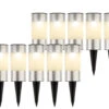 Tuinlampen Set Solar Zilver RVS 10 Stuks Klein -Tuingereedschap Winkel 895829s1