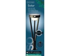 Solar Staande Lamp RVS Zwart Kort 7 Solar Staande Lamp RVS Zwart Kort -Tuingereedschap Winkel 897671v