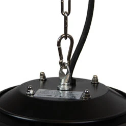 Stenda Hangende Terrasverwarmer Calor Pendura 1500 Watt | Ronde Terrasheater Matzwart Met Afstandsbediening -Tuingereedschap Winkel Aansluiting