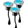 Easy Connect Led Grond Spot Blauw 3 Stuks -Tuingereedschap Winkel Easy Connect Led grond spot blauw 3 stuks