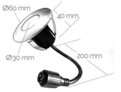 Easy Connect Led Grond Spot Blauw 3 Stuks -Tuingereedschap Winkel Easy Connect Led grond spot blauw 3 stuks 2