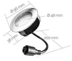 Easy Connect Led Grond Spot Wit Ø 9,5CM 7 Easy Connect Led Grond Spot Wit Ø 9,5CM -Tuingereedschap Winkel Easy Connect Led grond spot wit O 95CM 2