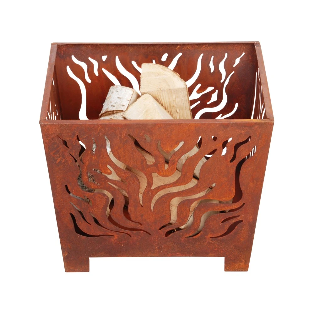 Esschert Vuurkorf Vierkant Roest M 3 Esschert Vuurkorf Vierkant Roest M