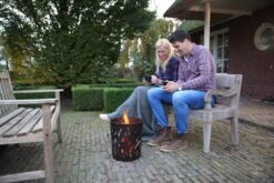 Esschert Vuurkorf Zweedse Fakkel Roest 9 Esschert Vuurkorf Zweedse Fakkel Roest -Tuingereedschap Winkel FF216 40