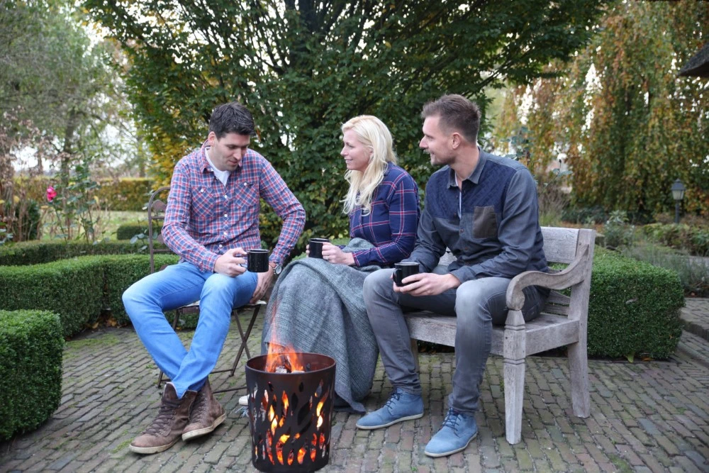 Esschert Vuurkorf Zweedse Fakkel Roest 6 Esschert Vuurkorf Zweedse Fakkel Roest - Afbeelding 4