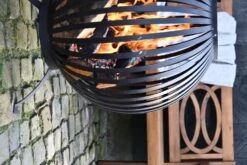 Esschert Vuurbal Strepen Laser Cut Zwart 20 Esschert Vuurbal Strepen Laser Cut Zwart -Tuingereedschap Winkel FF400 44