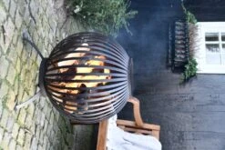 Esschert Vuurbal Strepen Laser Cut Zwart 22 Esschert Vuurbal Strepen Laser Cut Zwart -Tuingereedschap Winkel FF400 46