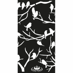 Esschert Vuurton Lasercuts Vogels Op Tak -Tuingereedschap Winkel FF409 04