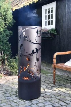 Esschert Vuurton Lasercuts Vogels Op Tak -Tuingereedschap Winkel FF409 40