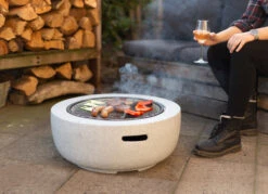 Esschert Vuurschaal BBQ Magnesium Oxide S 7 Esschert Vuurschaal BBQ Magnesium Oxide S -Tuingereedschap Winkel FF444 mood 01