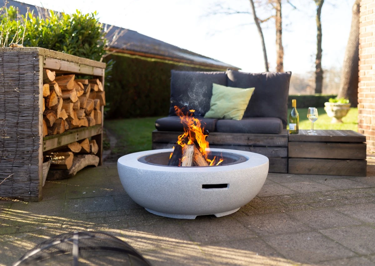 Esschert Vuurschaal BBQ Magnesium Oxide L 4 Esschert Vuurschaal BBQ Magnesium Oxide L - Afbeelding 2