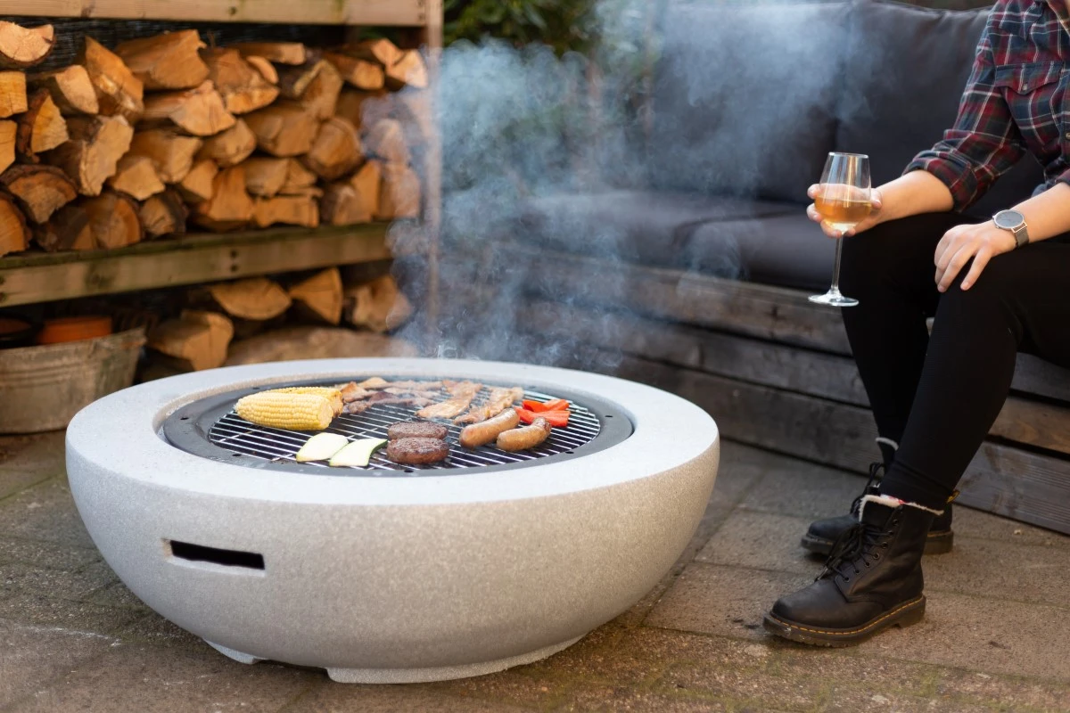 Esschert Vuurschaal BBQ Magnesium Oxide L 8 Esschert Vuurschaal BBQ Magnesium Oxide L - Afbeelding 6