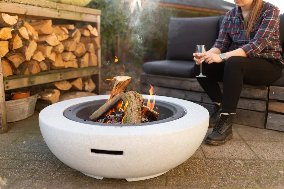 Esschert Vuurschaal BBQ Magnesium Oxide L 5 Esschert Vuurschaal BBQ Magnesium Oxide L - Afbeelding 3