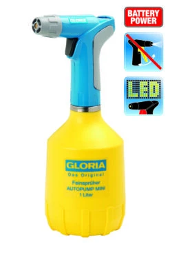 Gloria AutoPump Mini - 1 Liter Fijnsproeier NBR + LED Verlichting -Tuingereedschap Winkel GLORIA20AutoPump20Mini20Handspruher20 202