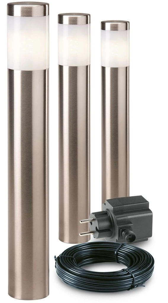 Garden Lights Tuinlamp Set Albus LED 3 Stuks 3 Garden Lights Tuinlamp Set Albus LED 3 Stuks