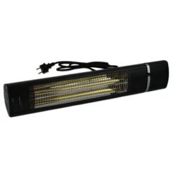 Stenda Terrasverwarmer Calor Sombra 1500 Watt | Terrasheater Matzwart Met Afstandsbediening -Tuingereedschap Winkel Heater schuin