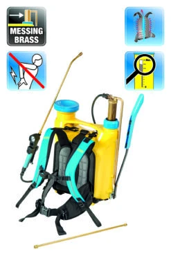 Gloria Pro 1800 - 18 Liter Kunststof + Messing Verlengstuk 50 Cm -Tuingereedschap Winkel Pro1800 Composing