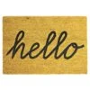 Deurmat Rubber Met Kokos Hello 39 X 60 Cm -Tuingereedschap Winkel deurmat hello 2