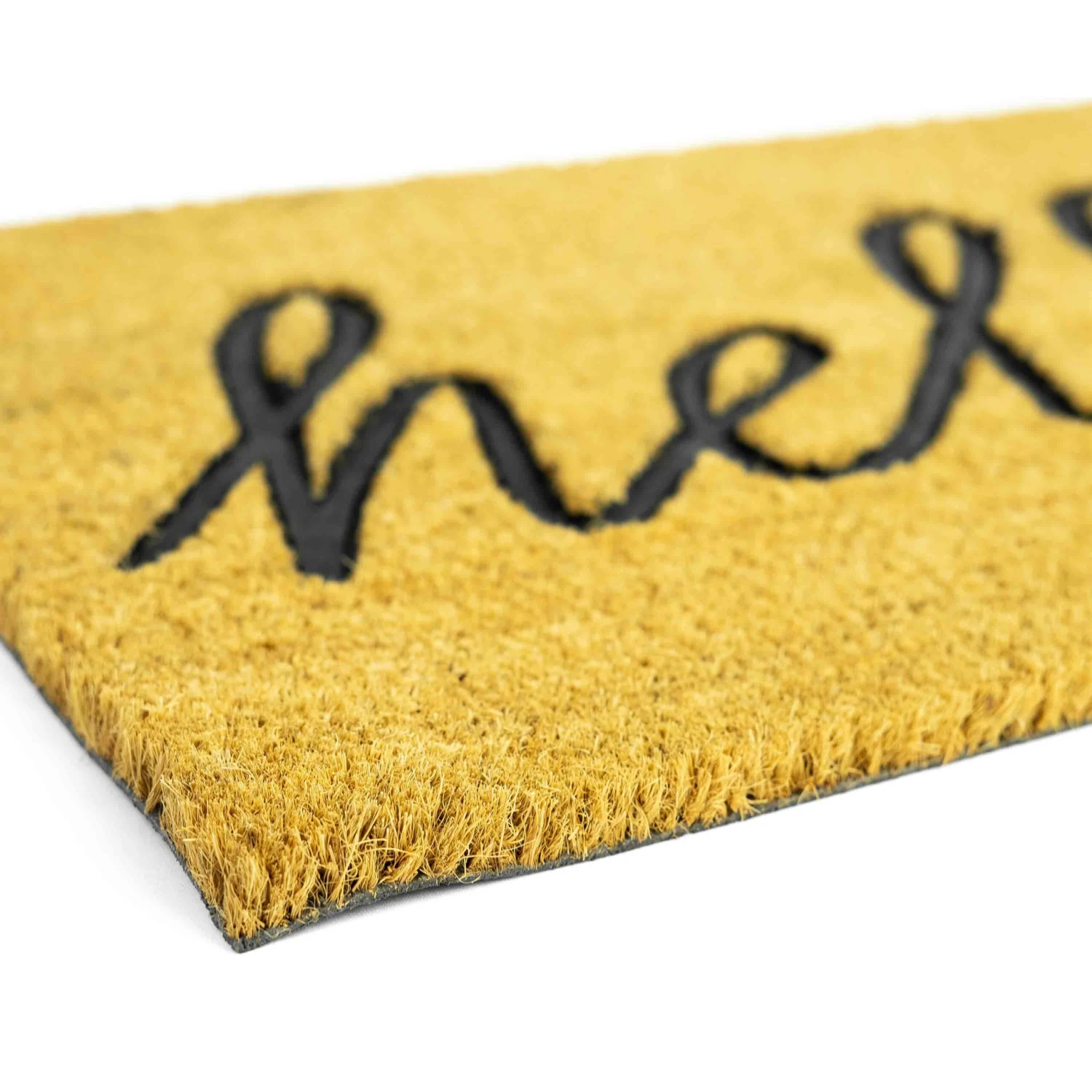 Deurmat Rubber Met Kokos Hello 39 X 60 Cm 4 Deurmat Rubber Met Kokos Hello 39 X 60 Cm - Afbeelding 2