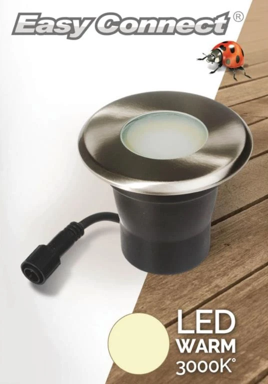 Easy Connect Inbouwspot Rond 11cm Voor In Hout LED 4 Easy Connect Inbouwspot Rond 11cm Voor In Hout LED - Afbeelding 2