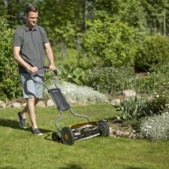 Fiskars Grasmaaier StaySharp Plus - 122 Cm -Tuingereedschap Winkel fiskars staysharp plus handmaaier203