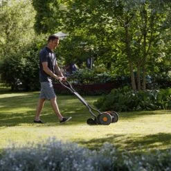 Fiskars Grasmaaier StaySharp Plus - 122 Cm -Tuingereedschap Winkel fiskars staysharp plus handmaaier205