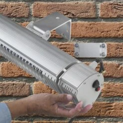 Eurom Golden 2000 Amber Smart Golden Terrasverwarmer | Op Bluetooth / Smartphone -Tuingereedschap Winkel ophangen beugel muur