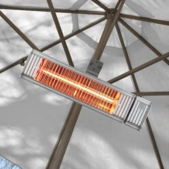 Eurom Golden 2000 Amber Smart Golden Terrasverwarmer | Op Bluetooth / Smartphone -Tuingereedschap Winkel parasolbevestiging verkoop