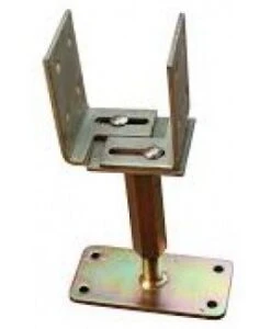 Waelbers Universeel Verstelbare Pergoladrager Geel Verzinkt 135/215 Mm